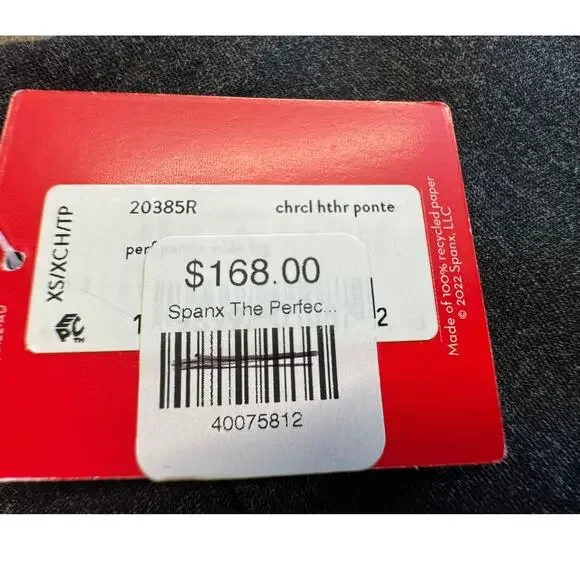 NWT!! SPANX Perfect Pant SZ XS MS-168.00 Wide Leg Business Casual Office Siren